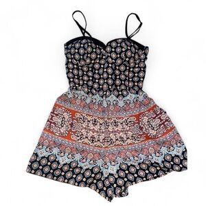 Bohemian Print Romper